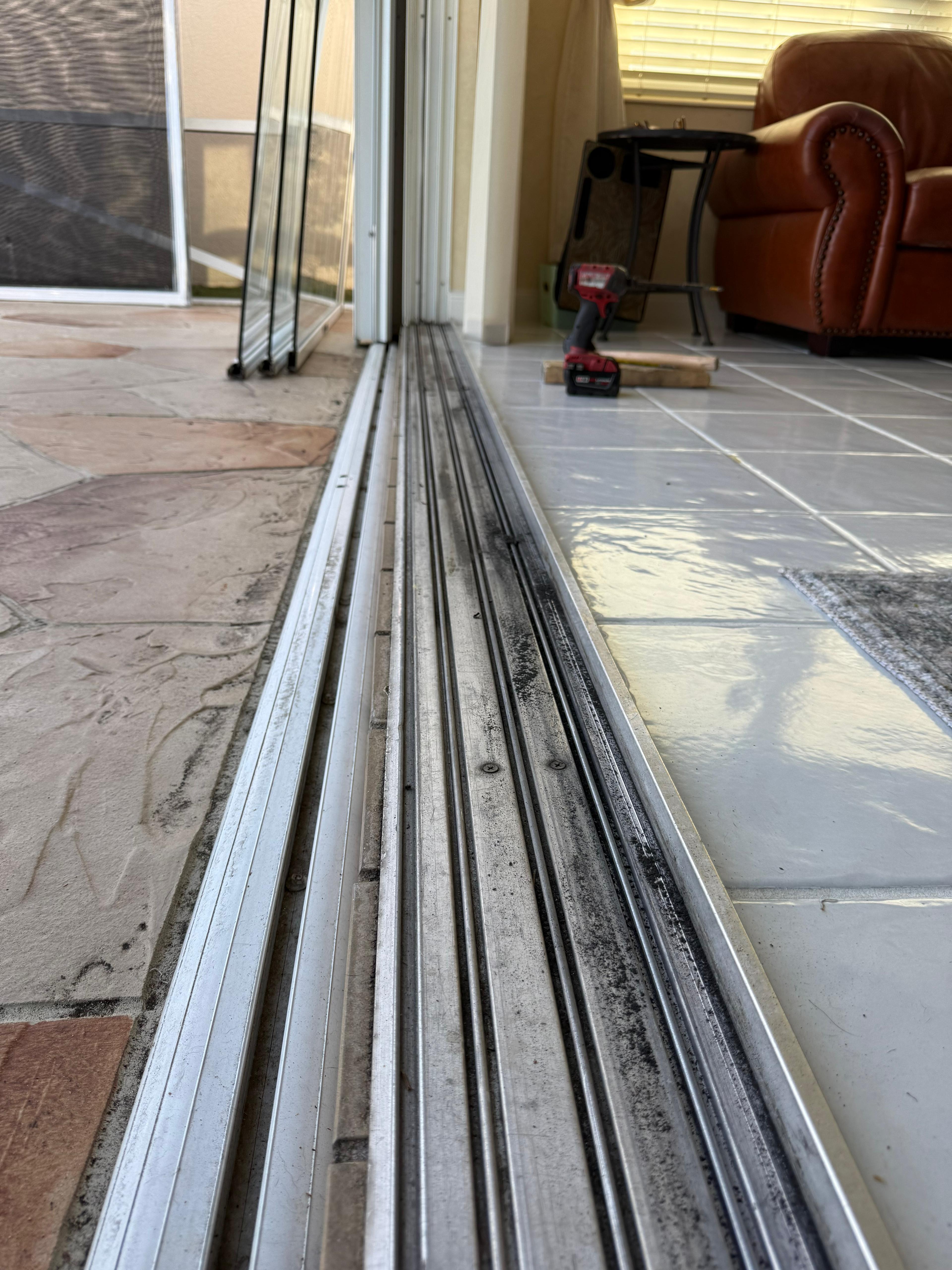 sliding door track repair fort pierce service